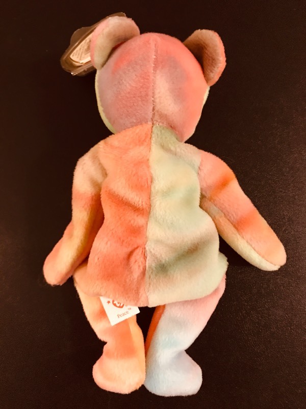 lot 1E image: Ultra Rare ERROR TY Beanie Baby Peace