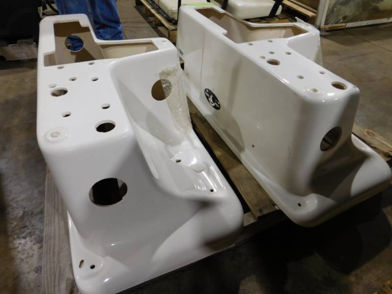 lot 10 image: Two E-Z Go Golf Cart Seat Pods