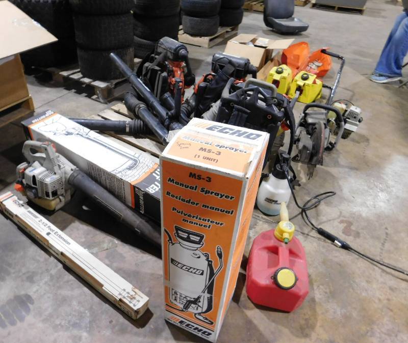 lot 63 image: Large Lot of Echo Home & Yard Equipment