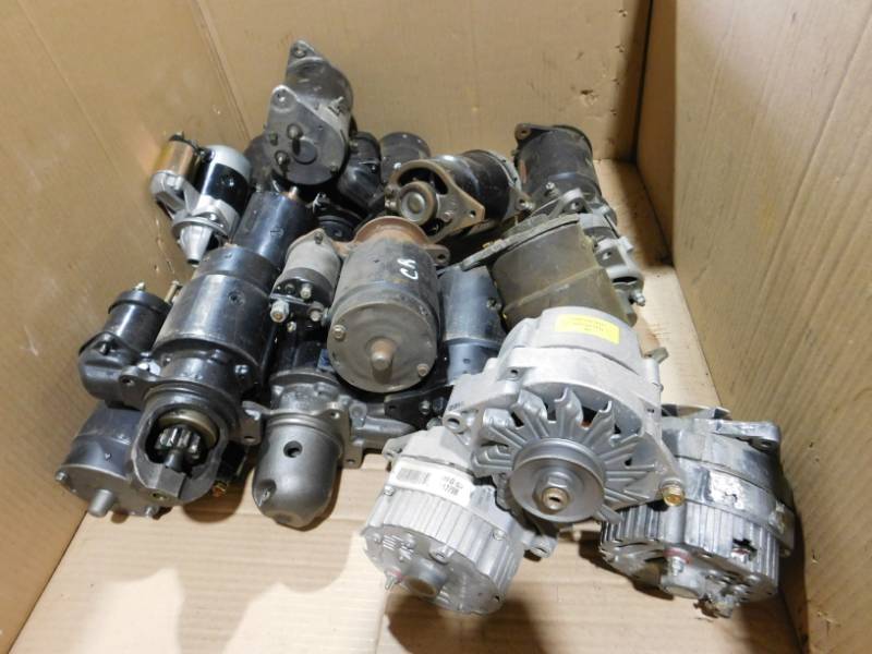 lot 72 image: Box of Starters, Alternators & Generators