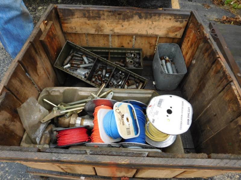 lot 77 image: Pipe Fittings, Couplers & Assorted Electric Wire