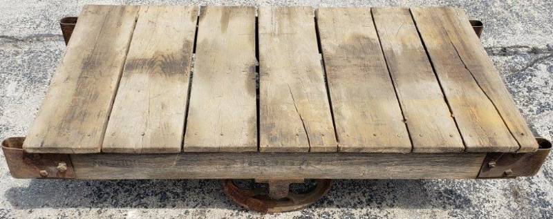 lot 120 image: Anitque Hamilton Utility Cart & More