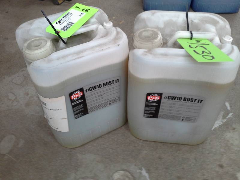 lot 530 image: 2 Pails of P&S Professional Detail Products CW10 Bust It Hyper Concentrate Pre Soak and Prep Soap 5-Gallon