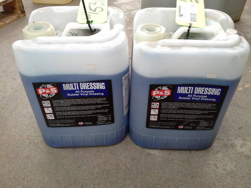 lot 531 image: 2 Pails of P&S Professional Detail Products Multi Dressing All Purpose Rubber Vinyl Dressing 5-Gallon