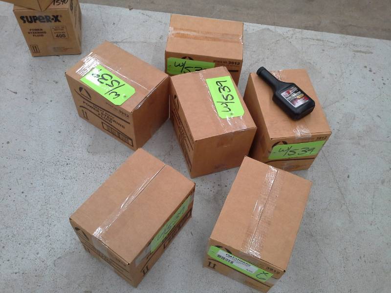 lot 539 image: 6 Cases of Penray Performance Heavy Duty Power Steering Fluid 12oz.