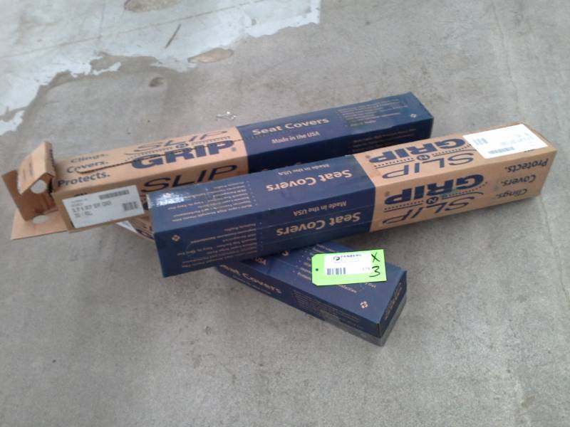 lot 579 image: 3 Boxes of Slip-n-Grip Seat Covers
