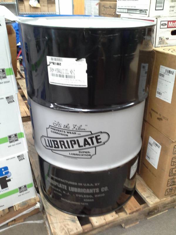 lot 601 image: One Drum of Lubriplate Hydraulic Oil HO-2 55-Gallon