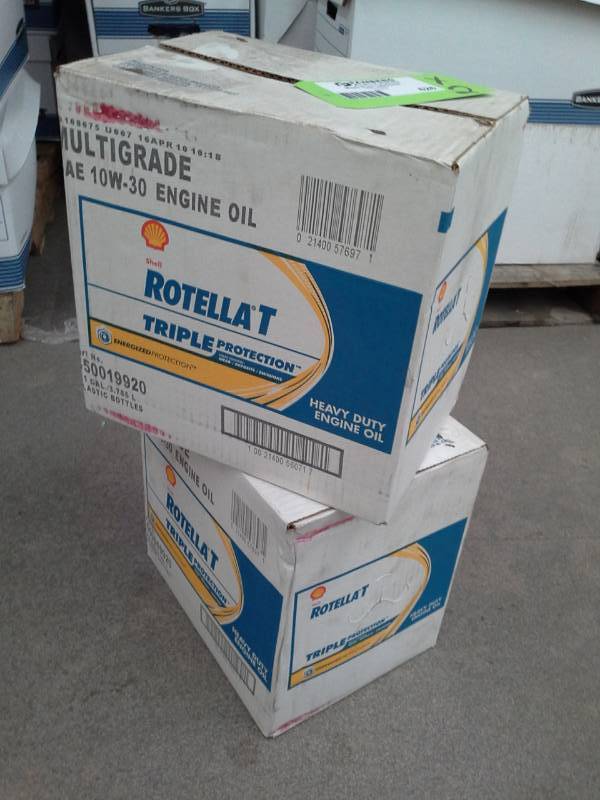 lot 626 image: 2 Cases of Shell Rotella T SAE 10W-30 Heavy Duty Engine Oil