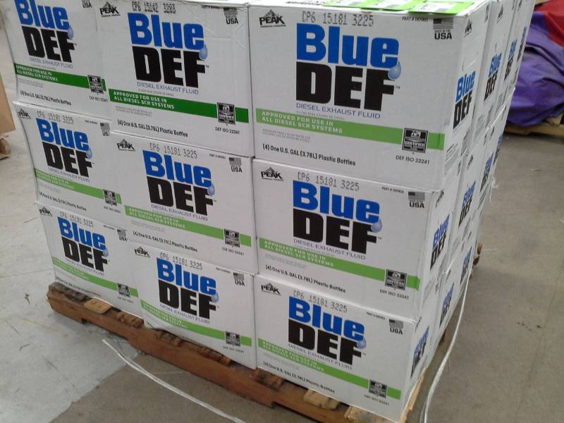 lot 637 image: 10 Cases of Peak Blue Def Diesel Exhaust Fluid 1-Gallon