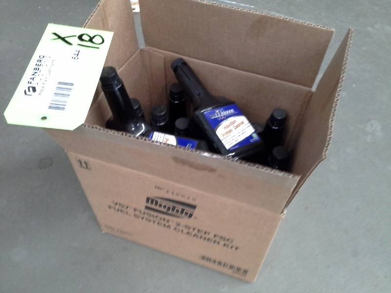 lot 644 image: 18 Bottles of Terra Clean Induction System Cleaner 11oz.