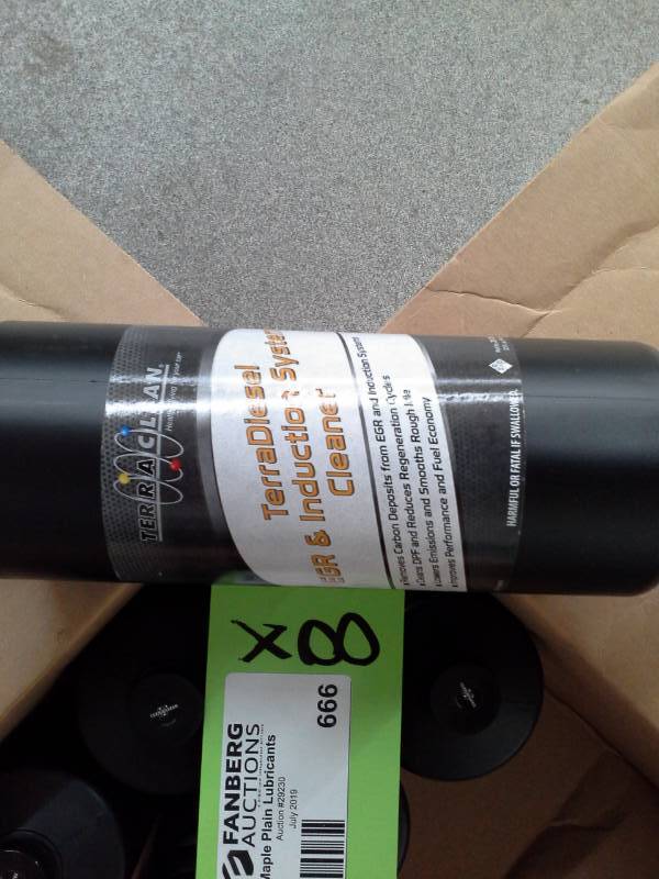 lot 666 image: 8 Bottles of Terra Clean TerraDiesel EGR & Induction System Cleaner 32oz.