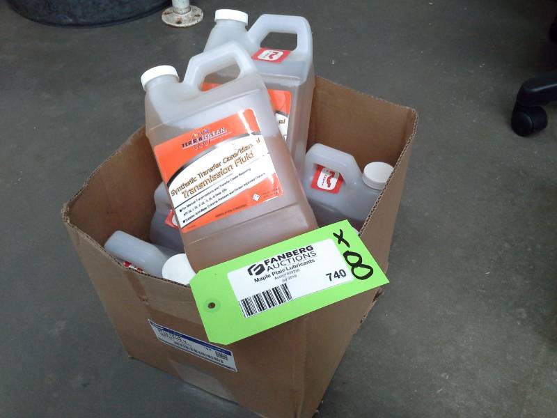 lot 740 image: 8 Bottles of Terra Clean Synthetic Transfer CaseManual Transmission Fluid 64oz.