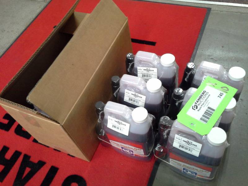lot 745 image: 10 2-Pack Bottles of Terra Clean 2-Part Power Steering Kit Red 64oz.