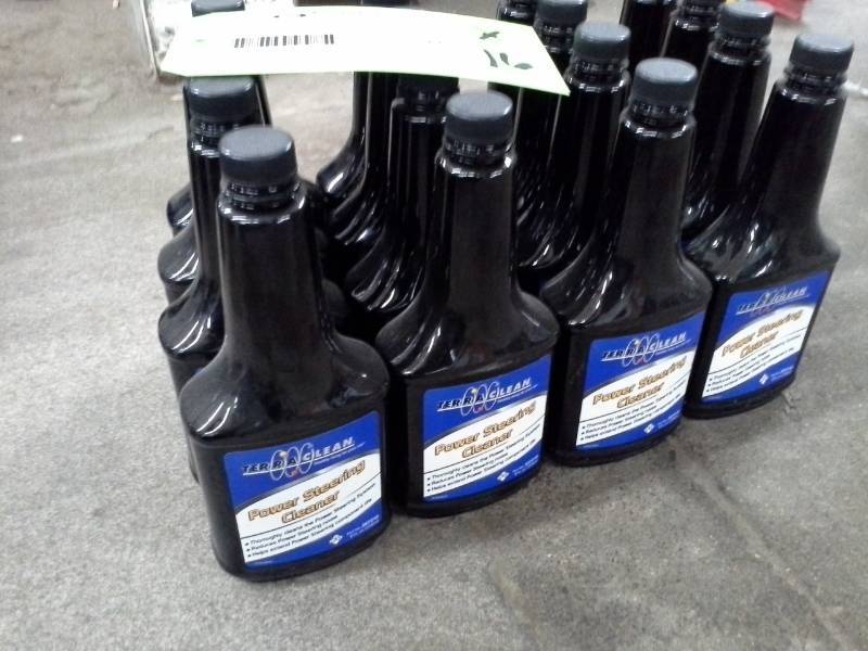 lot 765 image: 16 Bottles of Terra Clean Power Steering Cleaner 8oz.