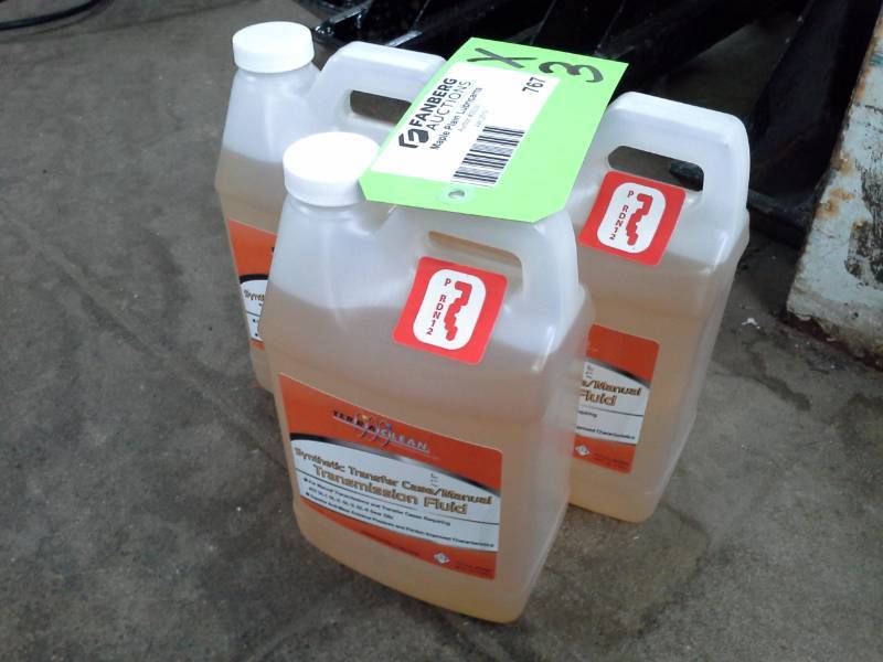 lot 767 image: 3 Bottles of Terra Clean Synthetic Transfer CaseManual Transmission Fluid 64oz.