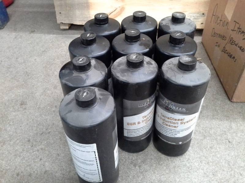 lot 769 image: 10 Bottles of Terra Clean TerraDiesel EGR & Induction System Cleaner 32oz.