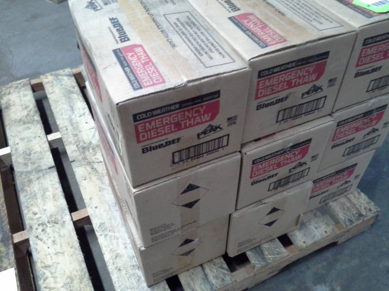 lot 777 image: 6 Cases of Peak Blue Def Emergency Diesel Flaw 32oz.