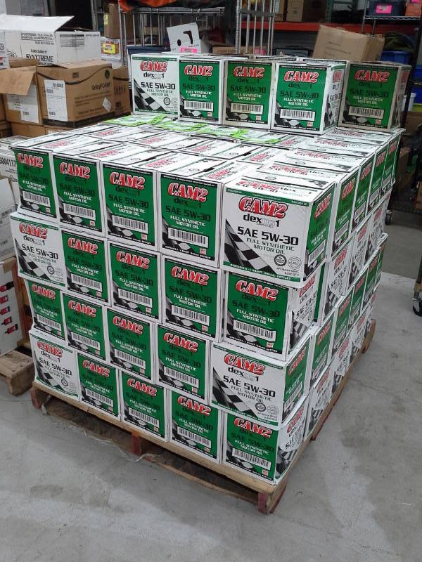 lot 547 image: 10 Cases of Cam2 Dexos 1 Approved SAE 5W-30 Full Synthetic Motor Oil 1-Quart