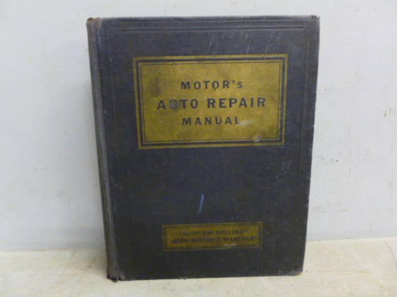 lot 85 image: Vintage Repair Manual