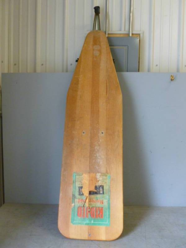 lot 170 image: Vintage Wooden Ironing Board