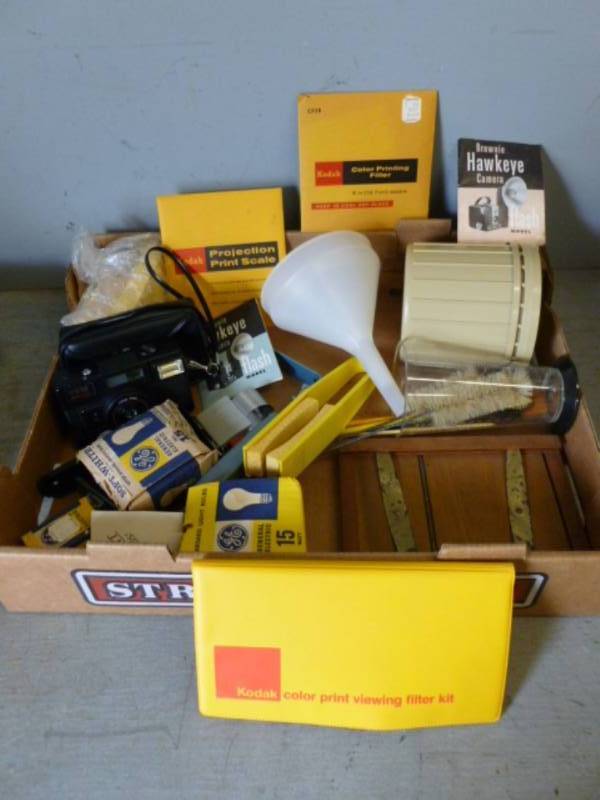 lot 187 image: Vintage Film Developing Items