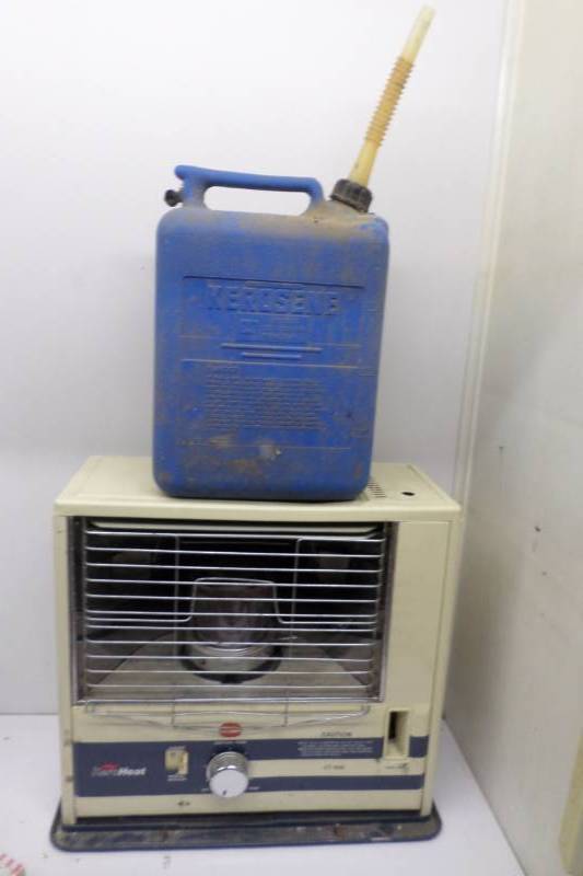 lot 172 image: Kerosene Heater and Gas Can