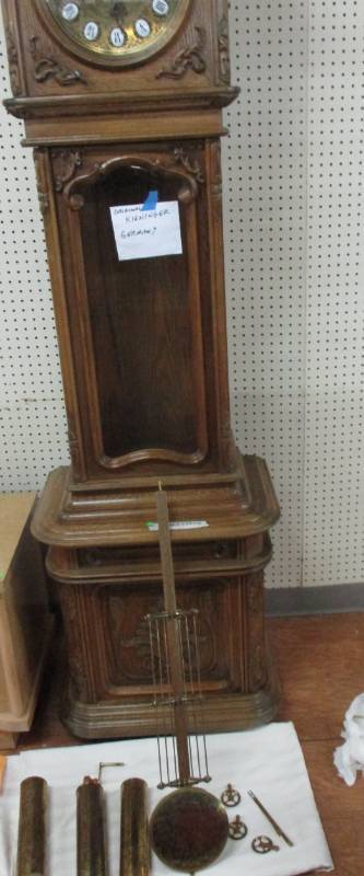 lot 12 image: Grandfather Clock Original Kieninger Germany
