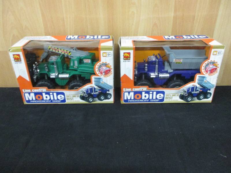 lot 43 image: Line Control Mobile, Dumptruck and power crane remote control
