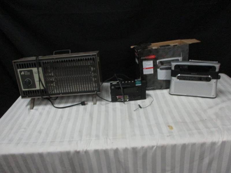 lot 87 image: Heater, Weather Radio