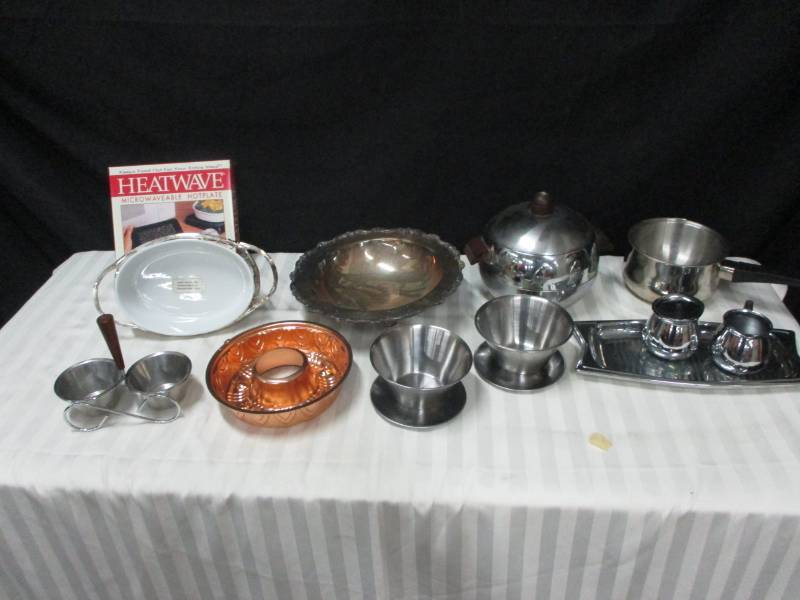 lot 92 image: An assortment of Pots, Pans, Dishes
