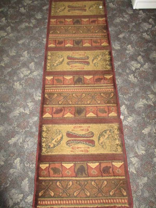 lot 123 image: Cabin Rug 1.11X7.5