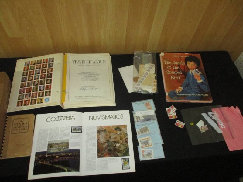 lot 132 image: Travler Stamp Album, Stamps, Book
