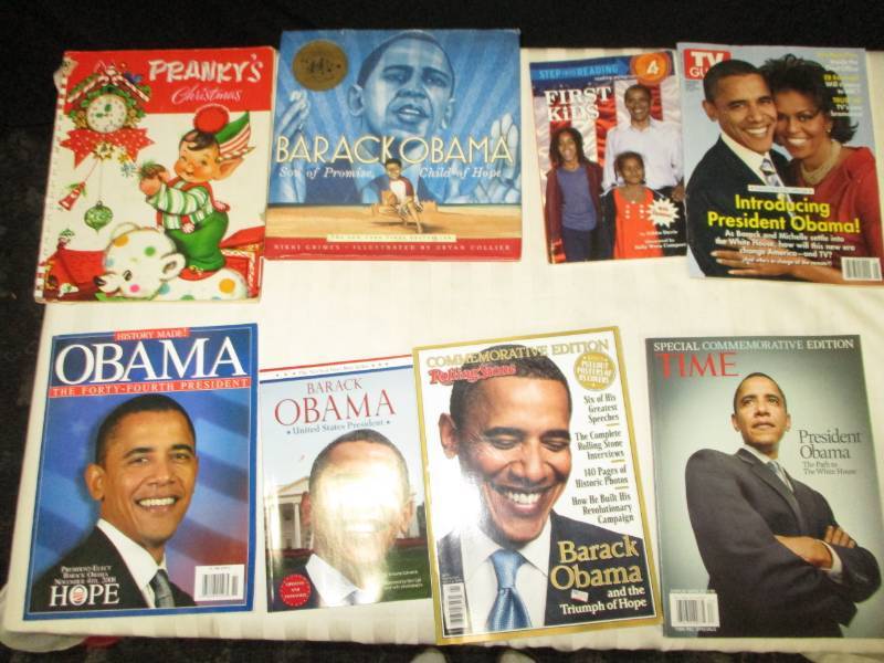 lot 134 image: Barack Obama Books and Magazines