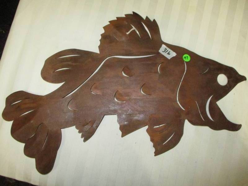 lot 147 image: Metal Fish