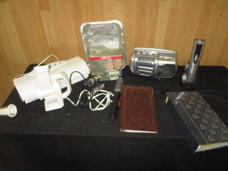 lot 157 image: Electric Cork Screw, Seeler, Radios and various Items