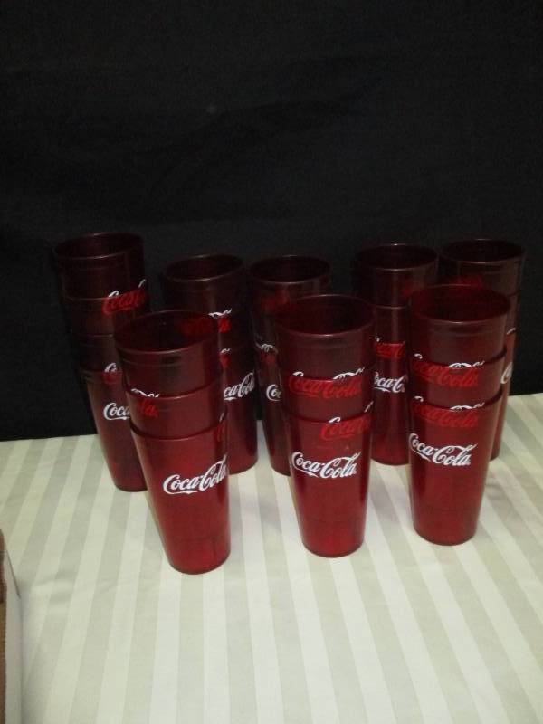 lot 162 image: 25 Coca Cola Glasses