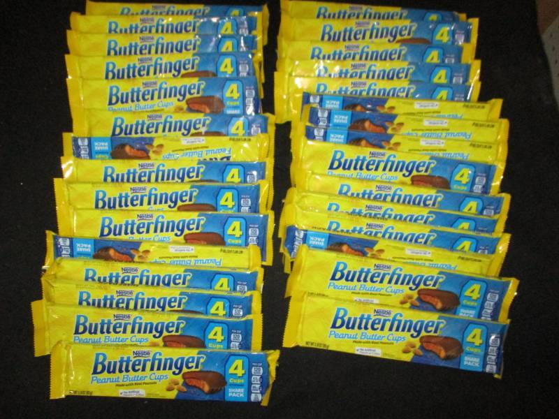 lot 400 image: 30 Butter Finger Peanut Butter Cups