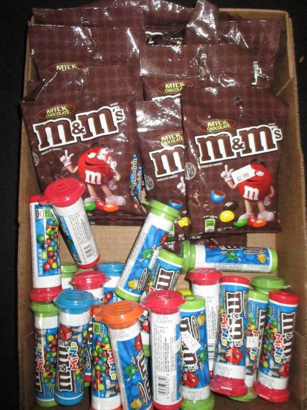 lot 396 image: 38 Packages of M&Ms