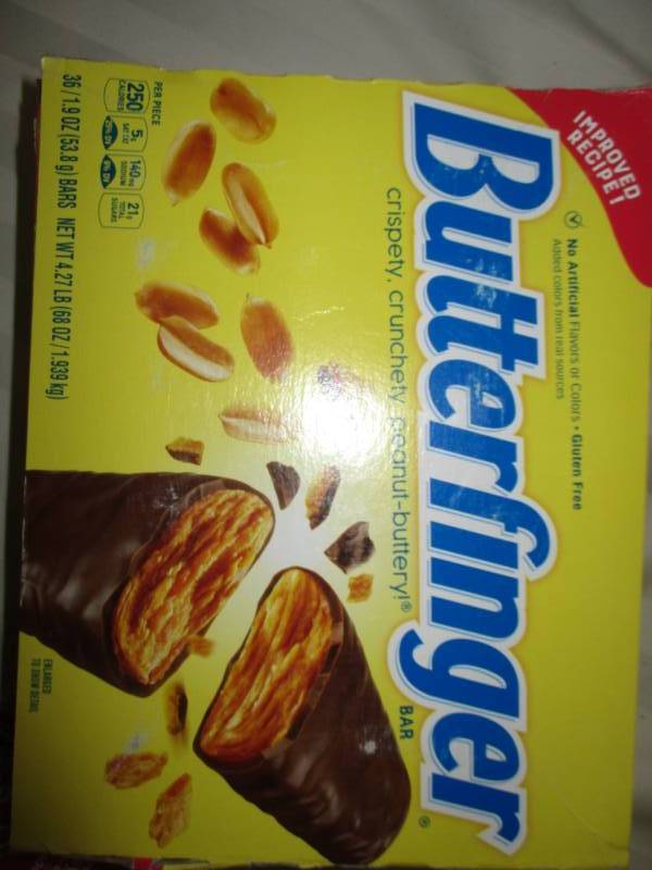 lot 353 image: 36 Butterfingers