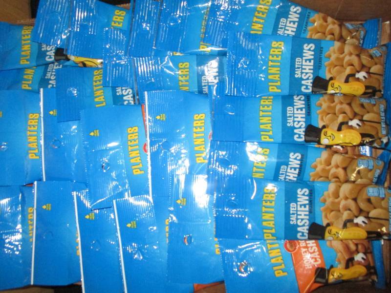lot 349 image: 33 Packs of Peanuts, mixed cashews
