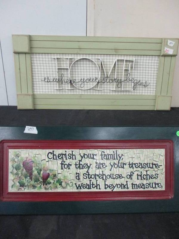 lot 215 image: Home Decorative Pictures 2 12 ft