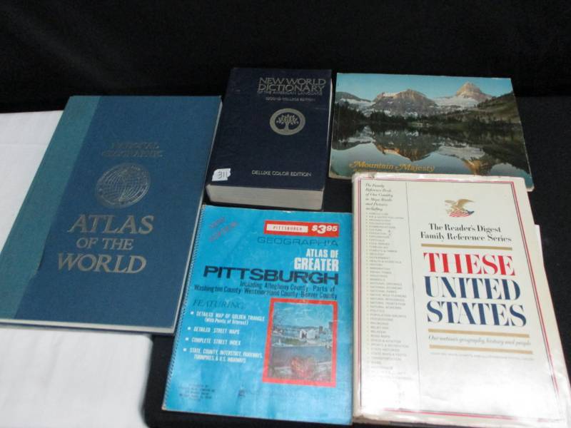 lot 324 image: Big Readers DigestThe united States Book,. Atlas of the world and more books