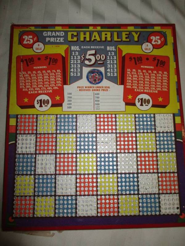 lot 330 image: Old Grand Prize Charley Game Board