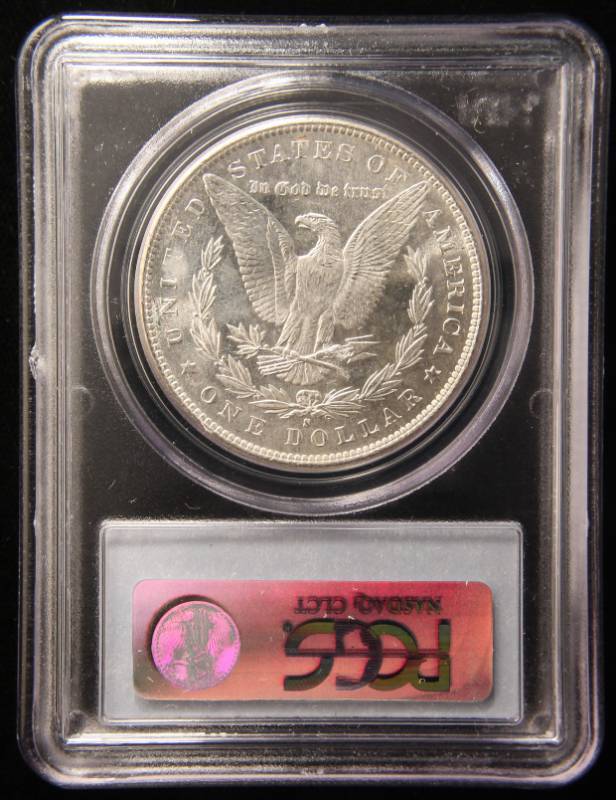 lot 04 image: 1881-S MORGAN SILVER DOLLAR MS63 PCGS