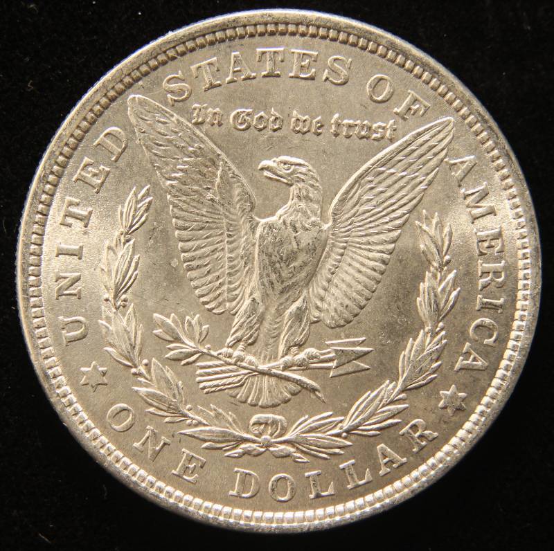 lot 11 image: 1921 MORGAN SILVER DOLLAR BU-UNC