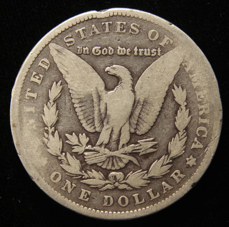 lot 26 image: 1893 MORGAN SILVER DOLLAR BETTER DATE COIN