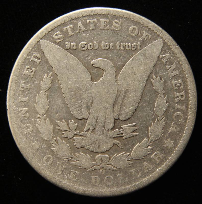 lot 27 image: 1893-O MORGAN SILVER DOLLAR BETTER DATE COIN