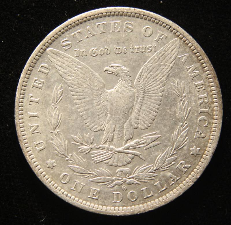 lot 36 image: 1882-O over S MORGAN SILVER DOLLAR
