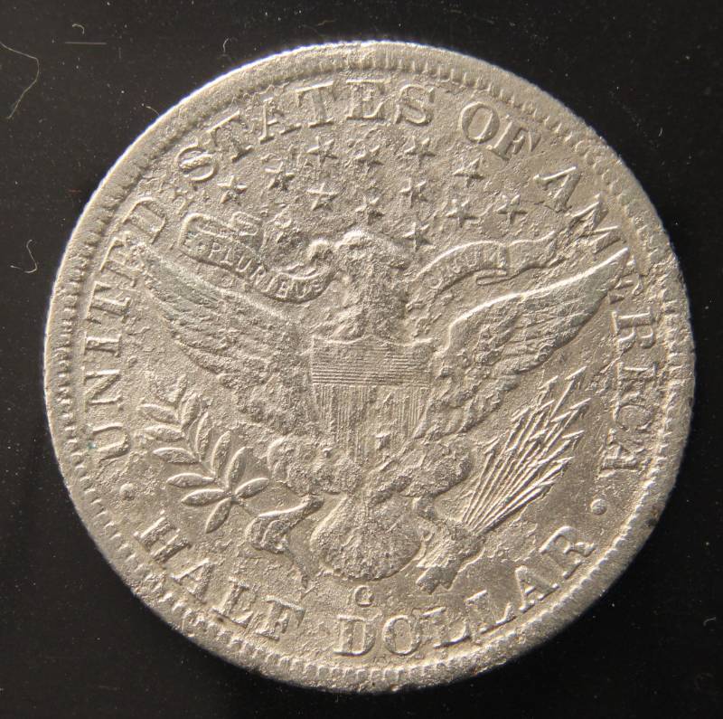 lot 53 image: 1894-O BARBER SILVER HALF DOLLAR