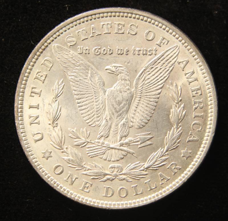 lot 83 image: 1921 MORGAN SILVER DOLLAR BU-UNC